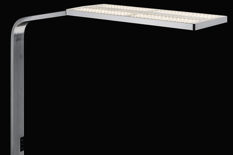 Nimbus LED Force One Office-Stehleuchte, Detail LED-Panel indirekt